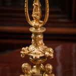 Пара бронзовых канделябров на 4 свечи