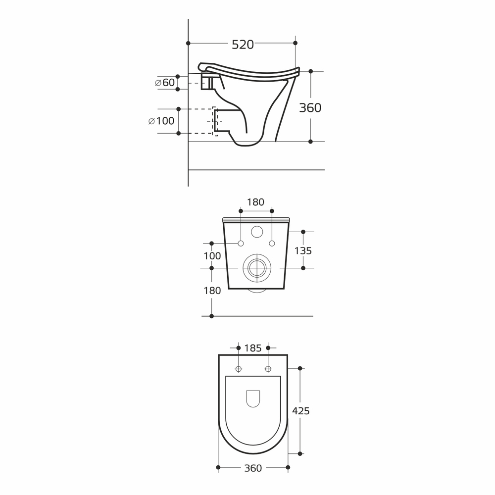 Унитаз подвесной анатомический WAVE SILUET Tornado3.0 сид. дюропласт, м/л, быстр, БЕЛЫЙ глянец (XL)