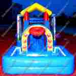 Детский надувной батут "Цирковой слоник"