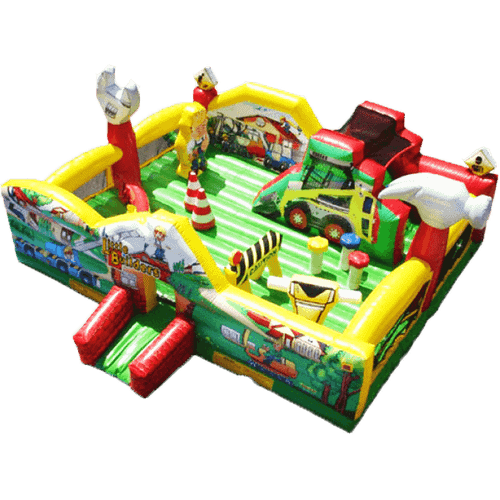 Коммерческий надувной батут "Строительная площадка"