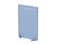 Перегородка с декором   "Фритты" 120х40х140