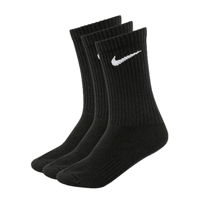 Носки теннисные Nike Everyday Cotton Lightweight Crew 3P - black/white
