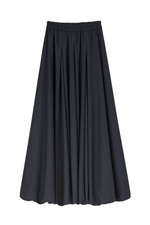 Юбка баллон из шерсти макси