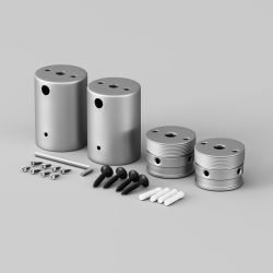 Набор для двухстороннего накладного монтажа гибкого неона D18 Maytoni Nemo 201153