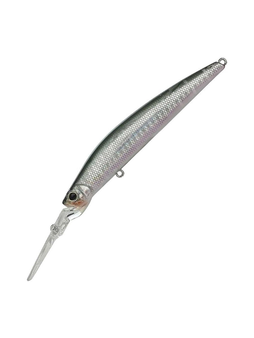 Воблер DUO Hacker Slaver Cranking Minnow 105SP SW, ANA0841 Real Sand Lance, 105 мм, 16 г, нейтральный, минноу