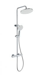 Душевая система с термостатом WONZON & WOGHAND INN 1, Хром (WW-B3013-T1-CR)