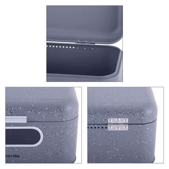 Хлебница Kamille KM-1112 с 2 емкостями для хранения