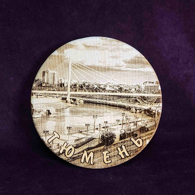 Доска круглая, кедр