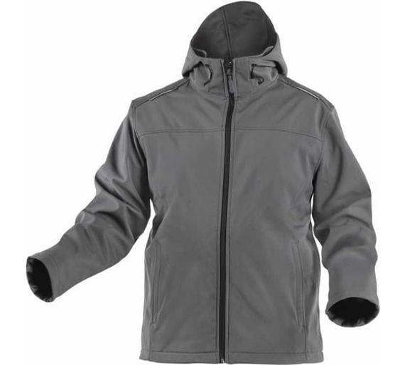 Куртка с капюшоном графитовая INN SOFTSHELL Högert, арт. HT5K254