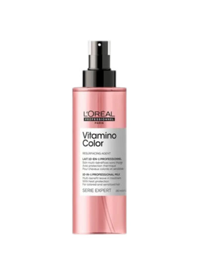 L’OREAL Professinnel 10-IN-1 PROFESSIONAL MILK VITAMINO COLOR/ Термозащитный спрей 10 в 1 для окрашенных волос, 190 мл