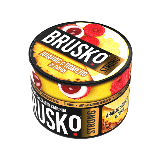 Brusko (Ананас c помело и личи) Strong 50 г