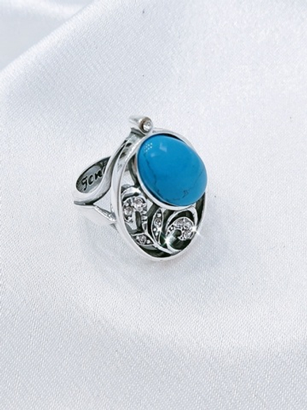 "Волютэ" кольцо в серебряном покрытии из коллекции "Богема" от Jenavi