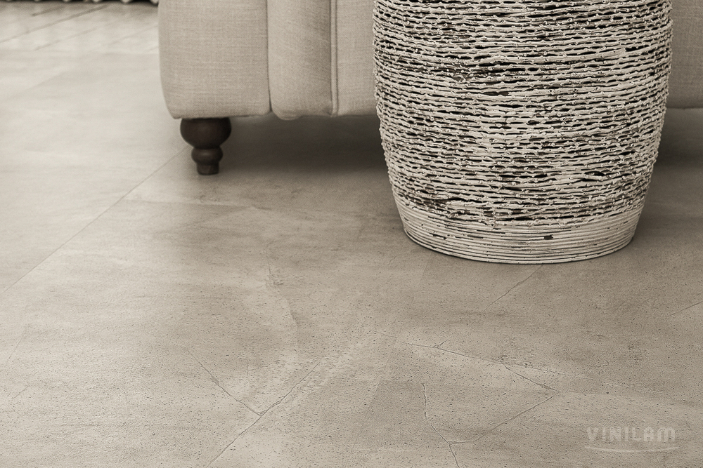 LVT-плитка VINILAM 61603 Бетонная смесь (4,56) клеевой