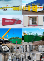 Очистное сооружение цельноперевозное контейнерного типа Юнилос КОНТЕЙНЕР-030-01/ 30000 л. в сутки  - арт.560607