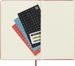 Еженедельник на 2025-2026 гг Moleskine Academic WKNT (DHF218WN3) 13х21 см, твердая обложка, красный