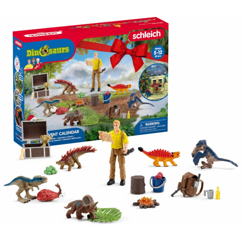 Schleich - Адвент-календарь динозавров на 2023 год 98984 / артикул   98984  / GTIN 4059433713090