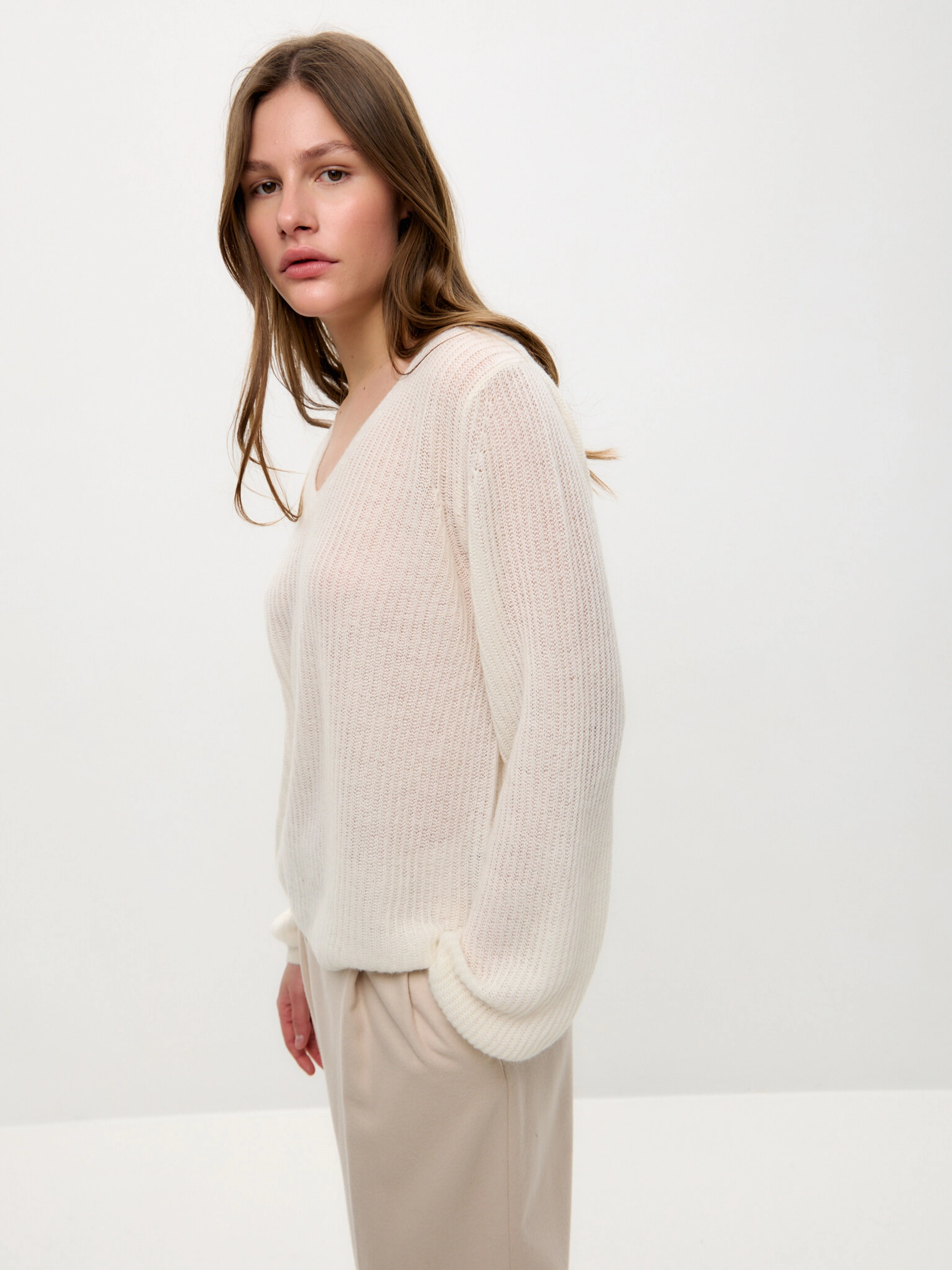 Кашемировый пуловер