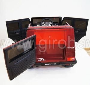 Детский электромобиль River Toys Mercedes-Benz-G65-AMG красный