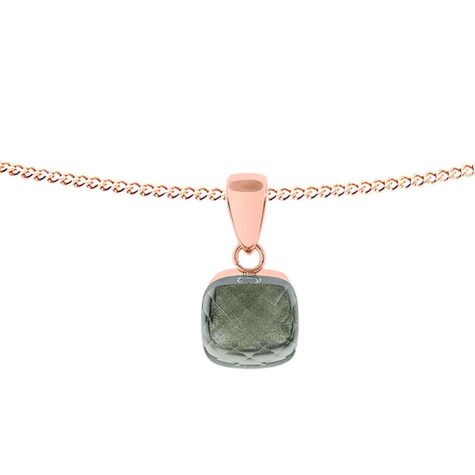 Колье Qudo Firenze smoky quartz 400029.1 BW/RG