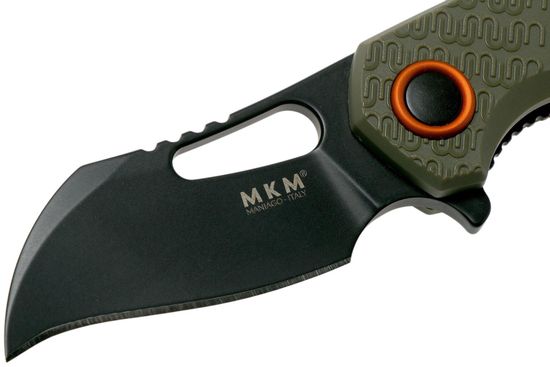 Складной нож MKM "ISONZO" MKM/FX03 1PGO c клинком из стали Böhler N690, рукоять FRN