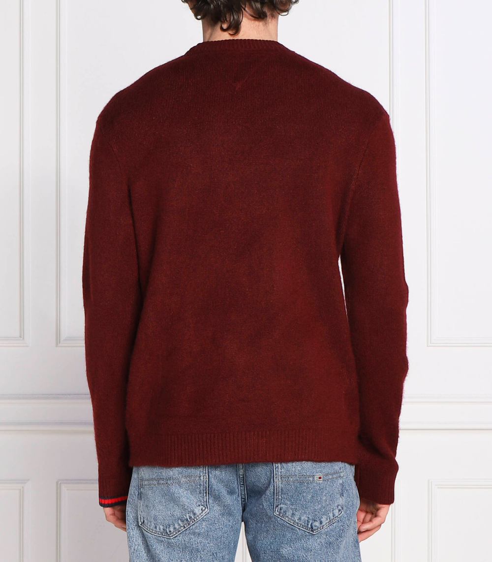 свитер Tommy Jeans - бордовый(DM0DM15065)