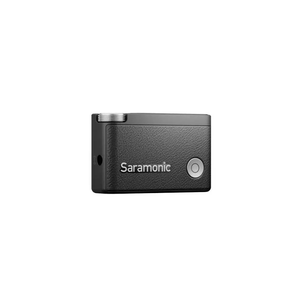 Радиосистема Saramonic Ultra 03 (TX+TX+RX) 2,4Гц приемник + 2 передатчика в зарядном кейсе + 2 петличных микрофона, 3,5мм/USB-C/Lightning, микрофон петличка для блогера, стрима, интервью, цвет черный