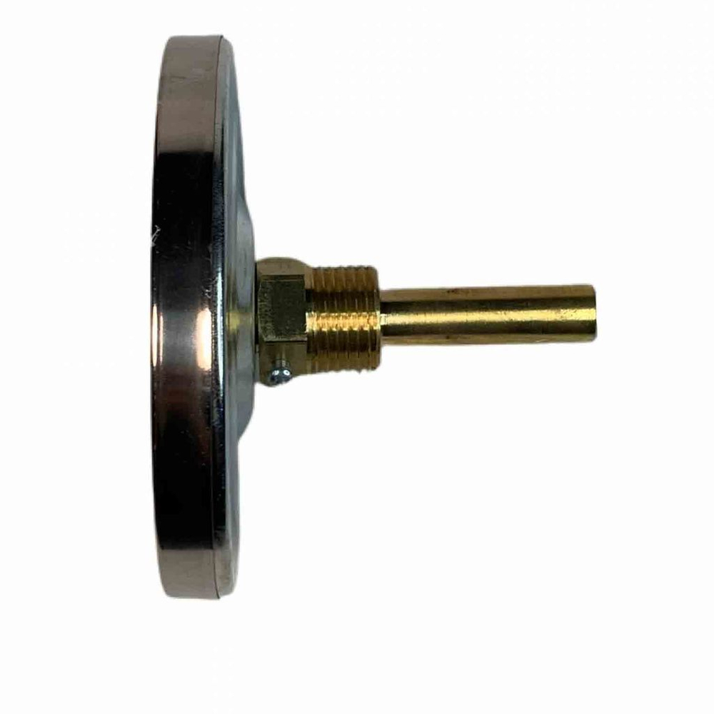 Термометр 63х1/2'' 160С БТ-1-63 шток 60мм (осевое подкл.,корпус алюминий) ЭКОМЕРА