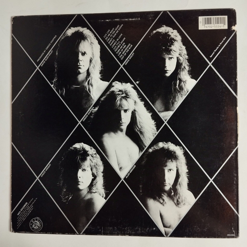 Винтажная виниловая пластинка LP Giuffria (USA 1984)