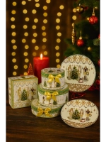 Новогодний набор из двух тарелок