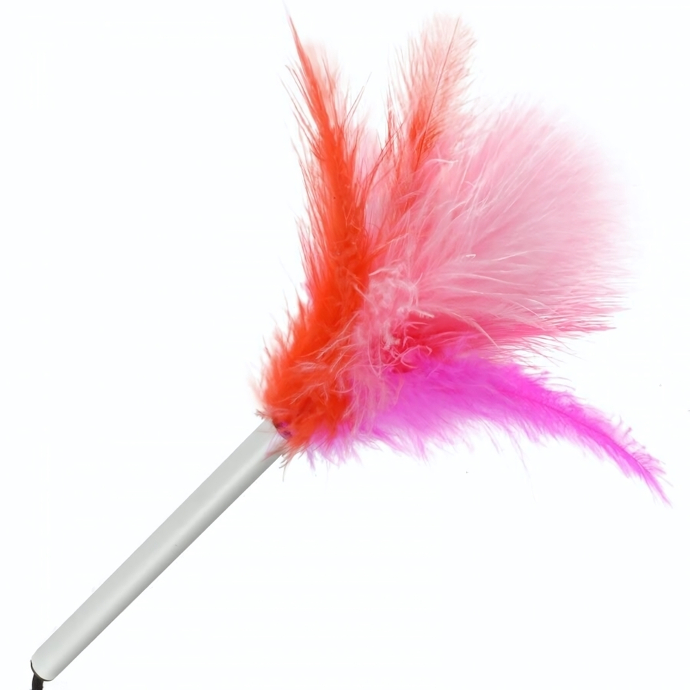 Щекоталка «Феникс» с цветными пёрышками (Цвет: разноцветный)