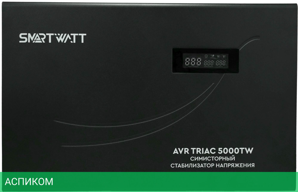 Стабилизатор напряжения Smartwatt AVR Triac 5000TW черный (4512020380002)