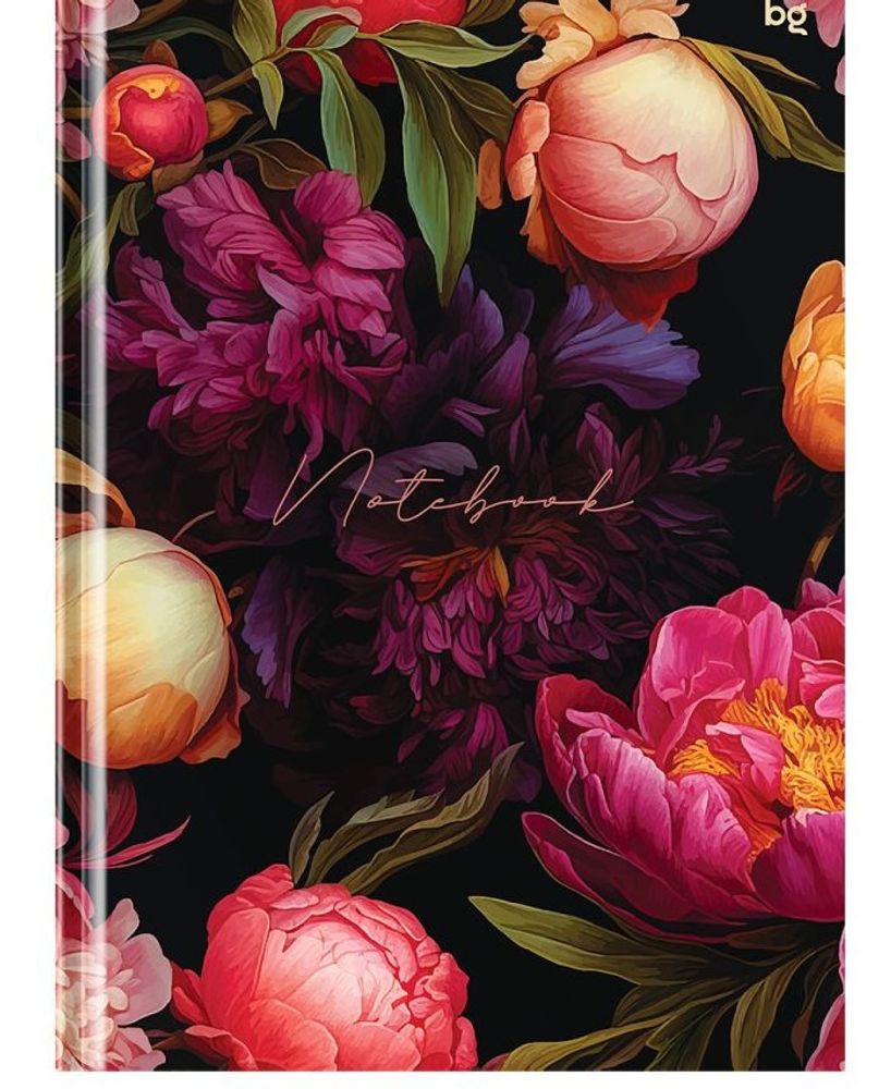 Бизнес-блокнот А5 80 л. БИДЖИ Flowers (ББ5т80_лг 09337)
