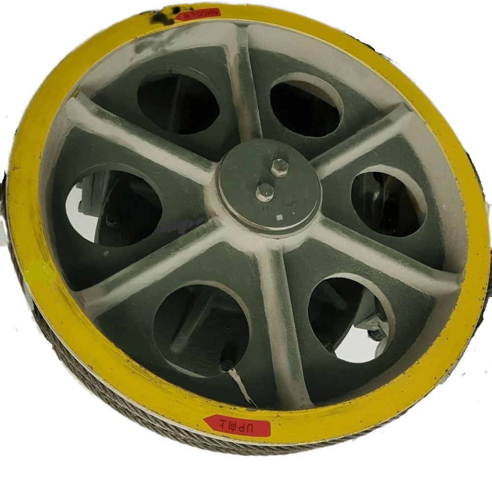 Канатоведущий шкив D570х4х13 мм для лебедки YJ160B