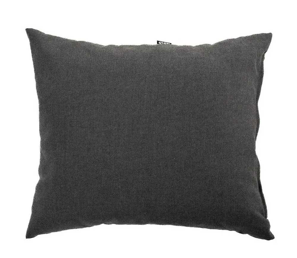 Декоративная подушка для мебели 50х43 см, цвет темно-серый 027