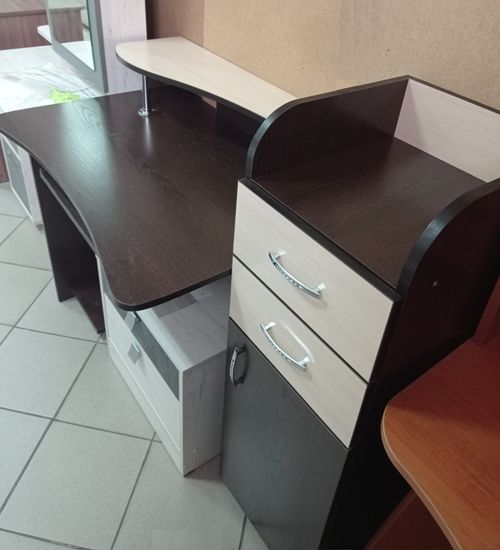 венге / дуб выбеленный реальное фото