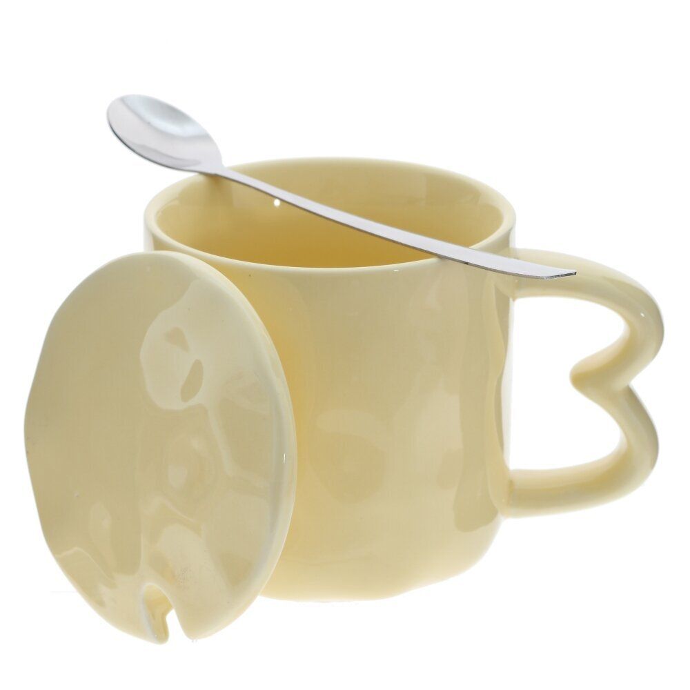 GAEM Набор из 2-х Кружек с крышкой и ложкой, 300 мл, L12 W9 H9 см, 2в.