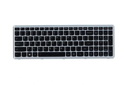 Клавиатура для Ноутбука Lenovo LenovoZ510 с подсвтекой, раскладка - английская, серая (25213752)