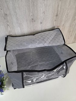 Короб для хранения с крышкой на молнии 60х43х35 см