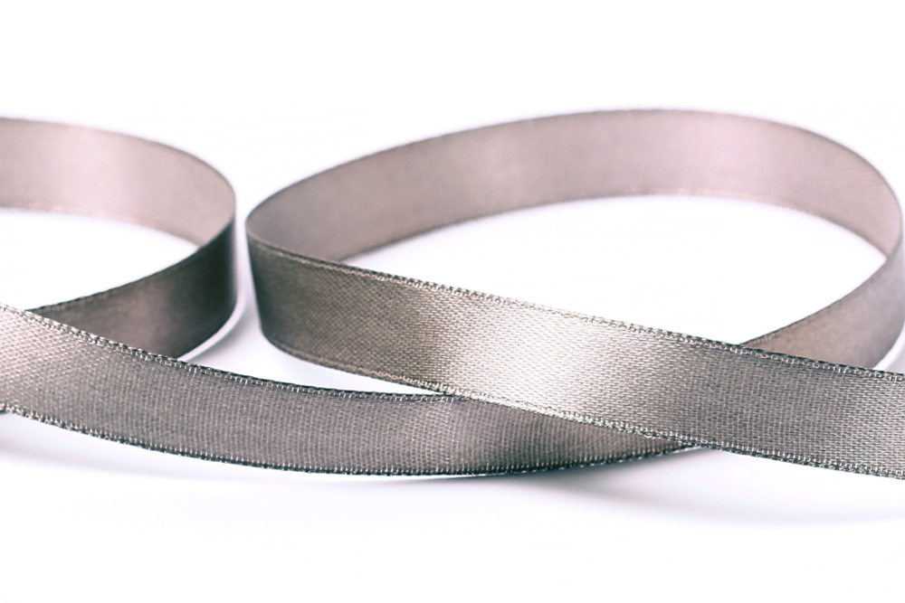 Лента атласная 12 мм "Gamma" №018 т.серый