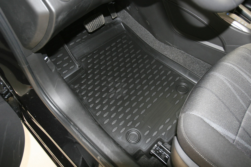Коврики Standard, в салон CHEVROLET Aveo, 2012- , 4 шт. (полиуретан, чёрные) Element.CARCHV00021
