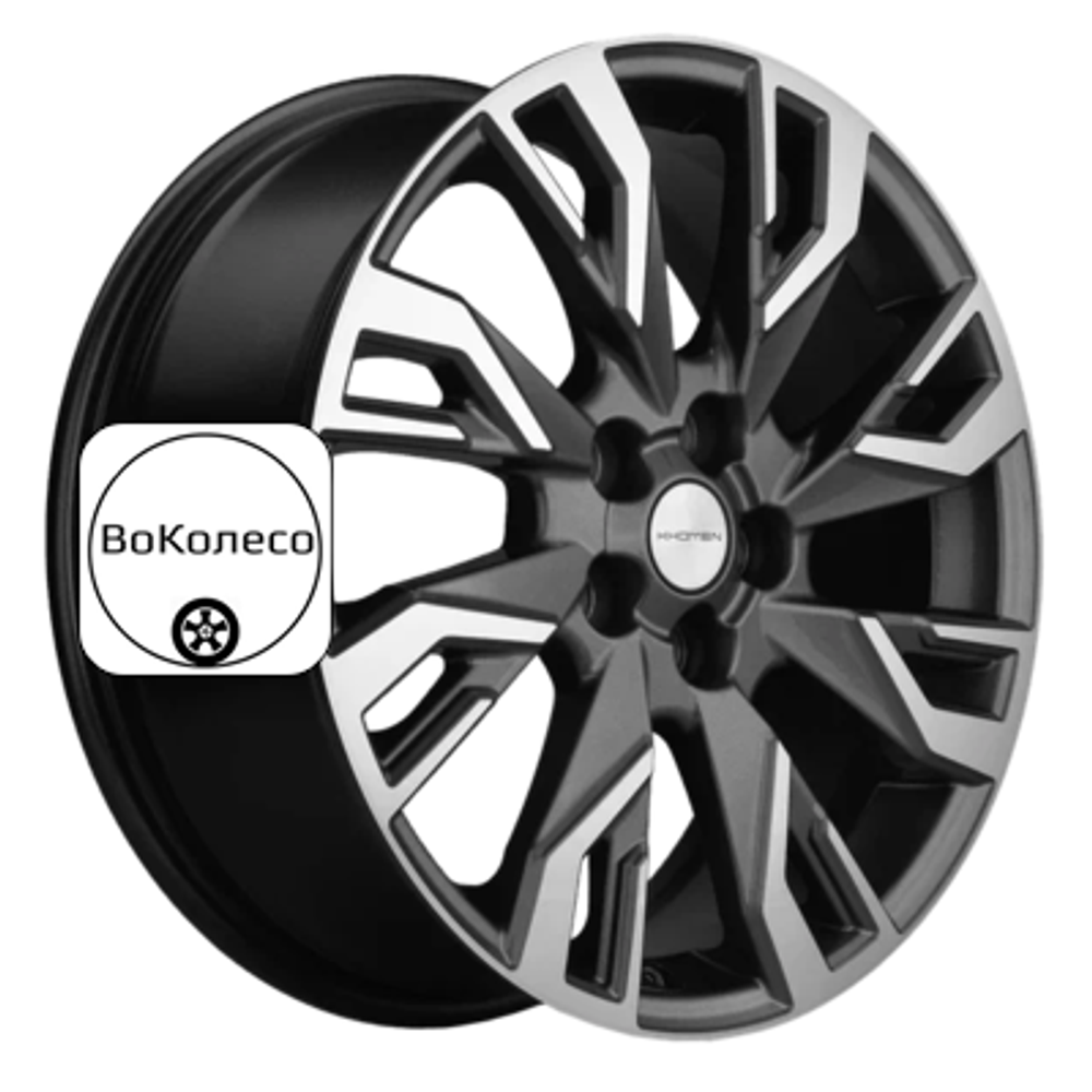 7x18/5x108 ET33 D60,1 KHW1809 (Chery Tiggo 4/Tiggo 7 Pro) Gray-FP Khomen Wheels