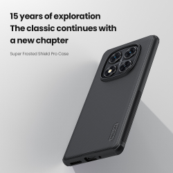 Усиленный чехол от Nillkin для Xiaomi Redmi Note 14 Pro 5G и Mi Poco X7 5G, серия Super Frosted Shield Pro