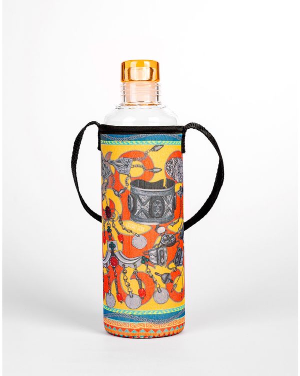 Бутылка стеклянная Бес Бiлезік (Оранжевый)