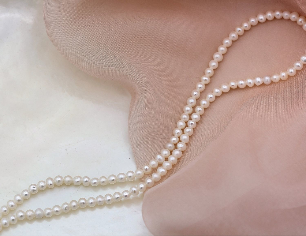 Жемчуг круглый 5-5,5мм, 4А