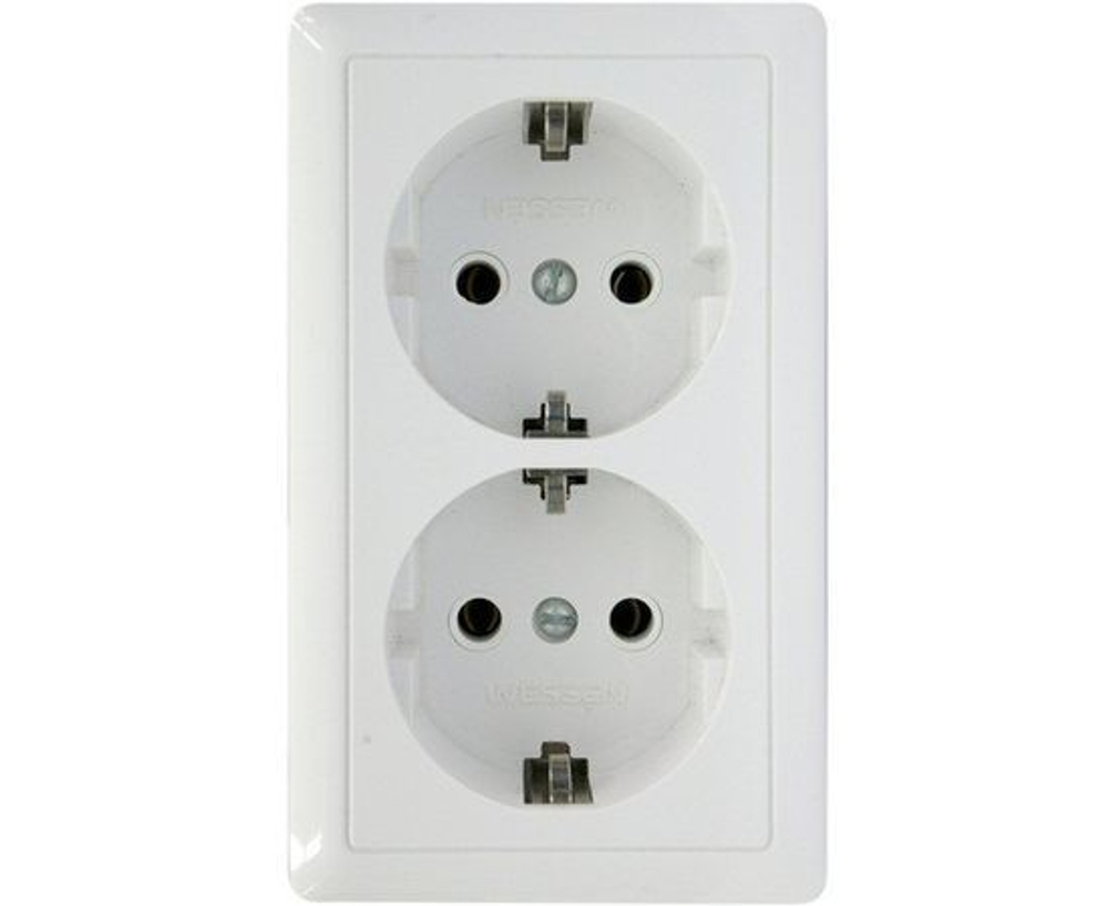 Двойная розетка Schneider Electric ХИТ