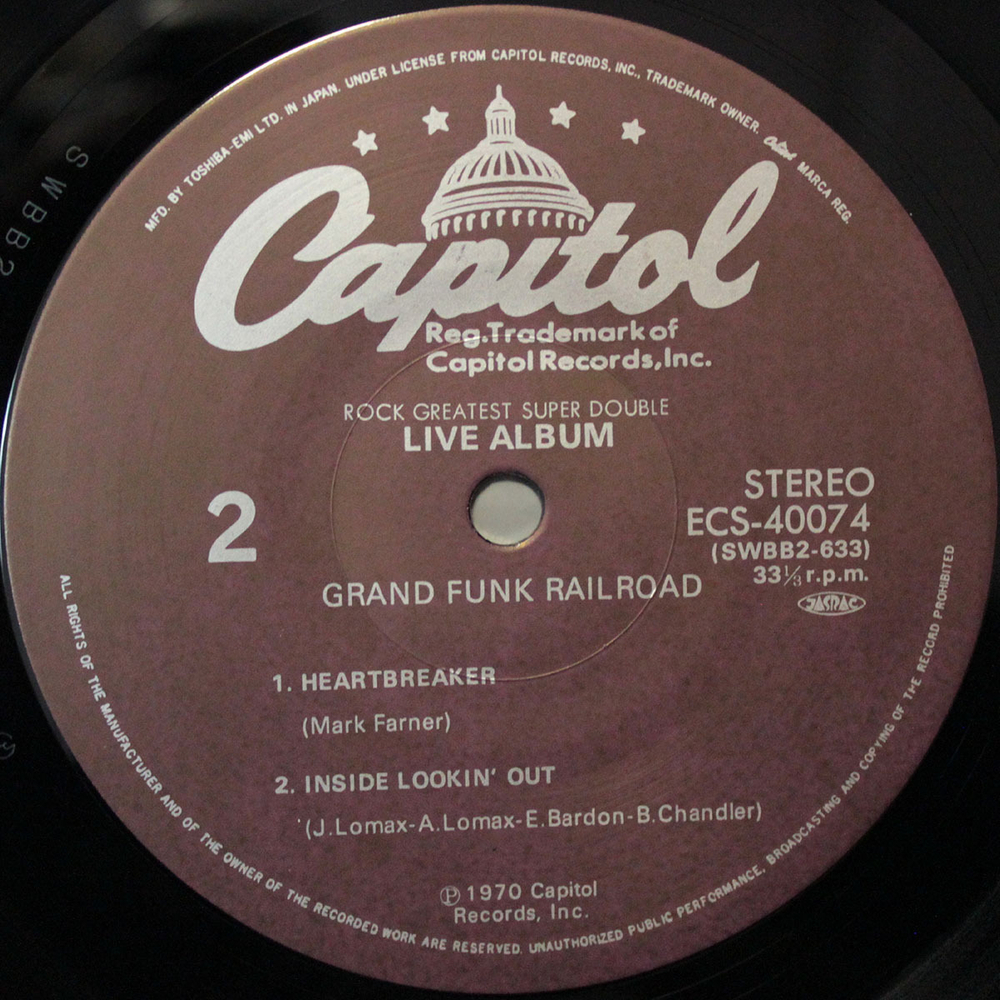 Grand Funk Railroad / Live Album (2LP)