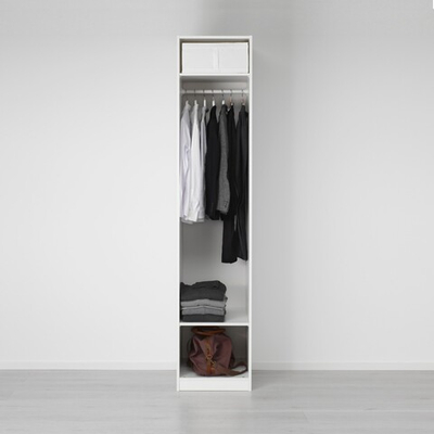 Пенал PAX AHEIM комбинация с полкой (белый)  170*45*240