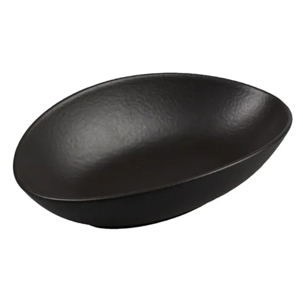 Салатник 700 мл 25*16 см h6,4 см Wave Up Smooth Black Raw Stellar P.L. Proff Cuisine [1]