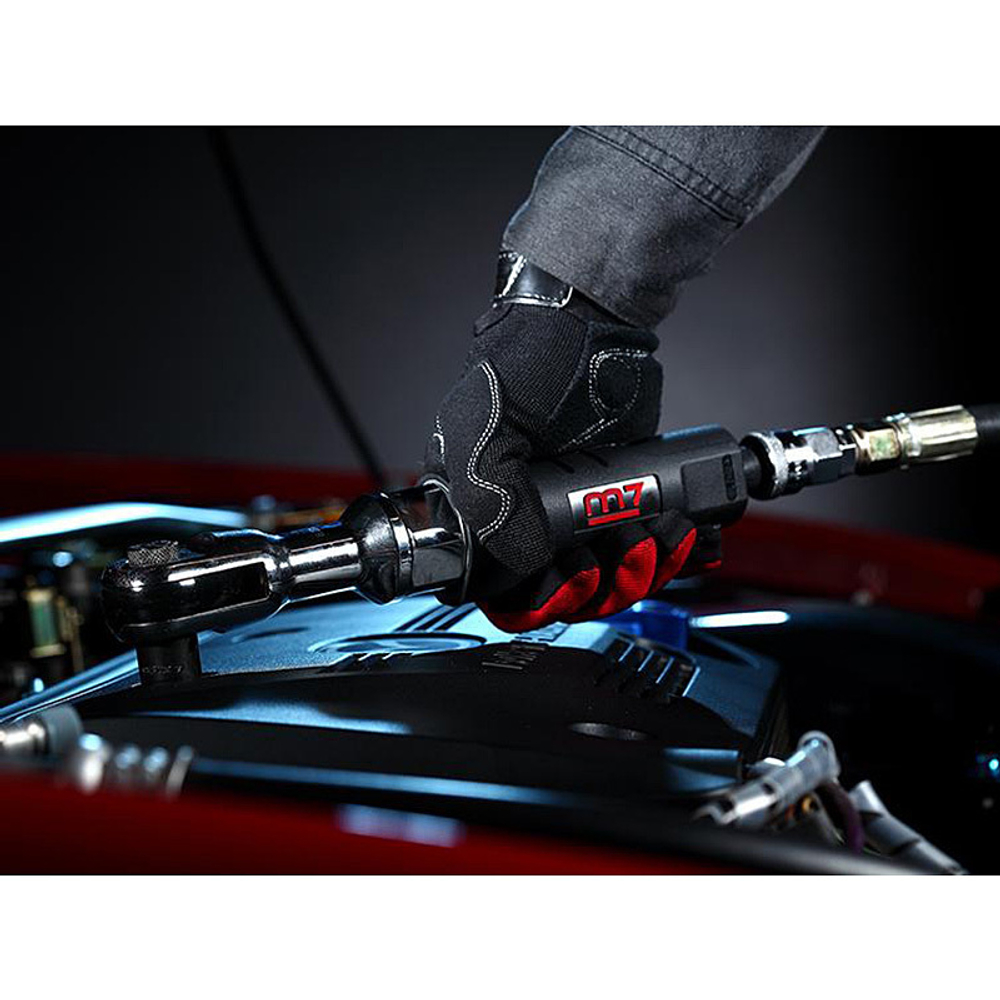 Трещотка пневматическая 3/8&quot;, 81 Нм, с кнопкой MIGHTY SEVEN (M7) NE-332T