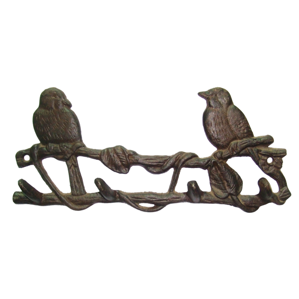 Iron Garden Вешалка настенная "Птички", 4 крючка